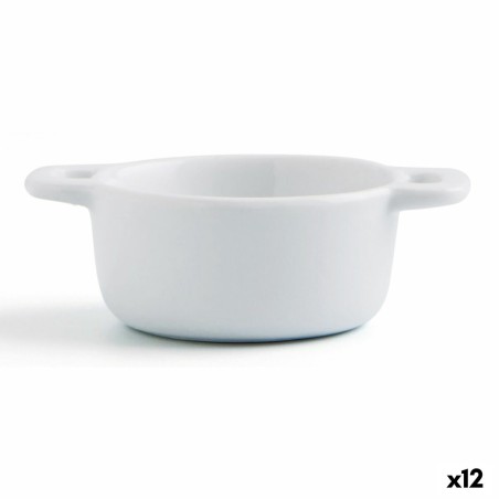 Satz für Appetithäppchen Quid Gastro Fun Weiß aus Keramik 10 x 7 x ...