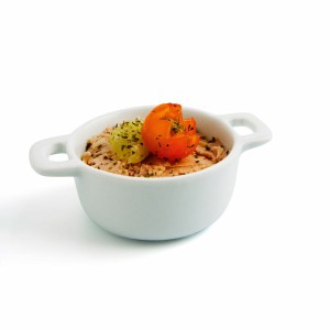 Satz für Appetithäppchen Quid Gastro Fun Weiß aus Keramik 10 x 7 x ...