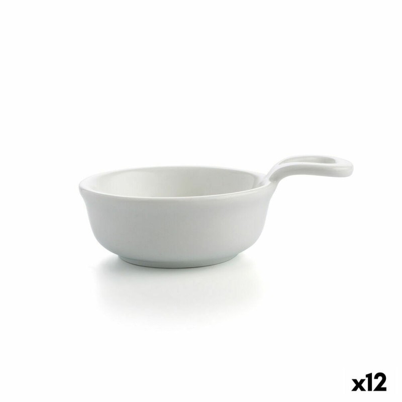 Tasting Set Quid Select White Ceramic 8,5 cm Mini (12 Units) |  Pla...
