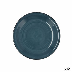 Dessertteller Quid Vita aus Keramik Blau (19 cm) (12 Stück) |  Gesc...