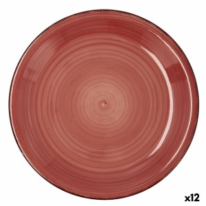Flacher Teller Quid Coral Vita Rot aus Keramik Ø 27 cm (12 Stück) |...