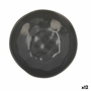 Suppenteller Bidasoa Cosmos aus Keramik Schwarz (22 cm) (12 Stück) ...