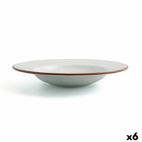 Suppenteller Ariane Terra aus Keramik Beige (Ø 26 cm) (6 Stück) |  ...