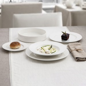 Assiette creuse Ariane Prime Céramique Blanc (23 cm) (12 Unités) | ...