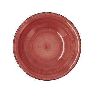 Assiette creuse Quid Vita Céramique Rouge (ø 21,5 cm) (12 Unités) |...