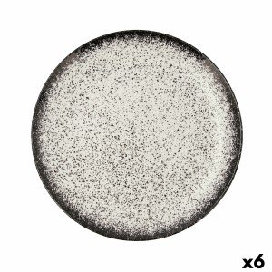 Flacher Teller Ariane Rock Schwarz aus Keramik Ø 31 cm (6 Stück) | ...