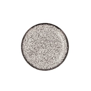 Flat plate Ariane Rock Ceramic Black (Ø 21 cm) (12 Units) |  Plates...