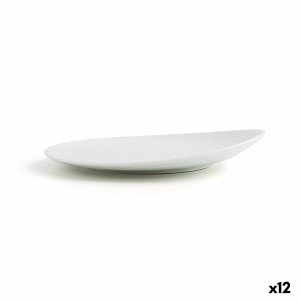 Flat plate Ariane Vital Coupe Ceramic White (Ø 21 cm) (12 Units) | ...