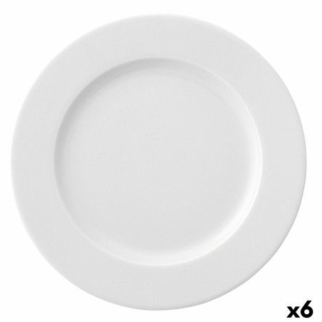 Flat Plate Ariane Prime White Ceramic Ø 29 cm (6 Units) |  Plates, ...