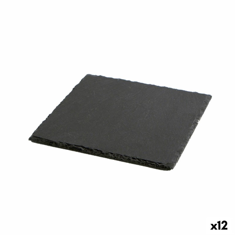Schiefer-Effekt Keramikschale Quid Gastro Fresh Schwarz (20 x 20 cm...