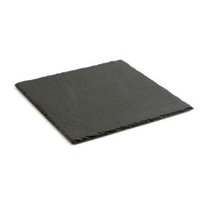 Schiefer-Effekt Keramikschale Quid Gastro Fun Schwarz (25 x 25 cm) ...