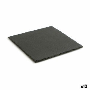 Schiefer-Effekt Keramikschale Quid Gastro Fun Schwarz (30 x 30 cm) ...
