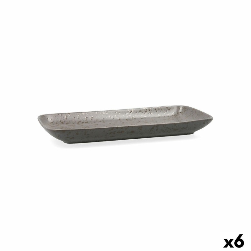 Kochschüssel Ariane Oxide aus Keramik Grau (28 x 14 cm) (6 Stück) |...