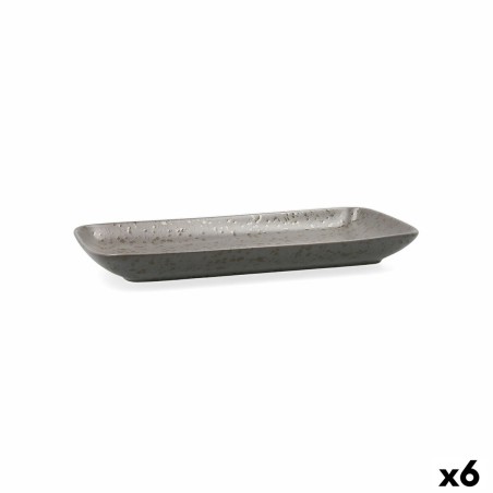 Kochschüssel Ariane Oxide aus Keramik Grau (28 x 14 cm) (6 Stück) |...
