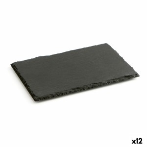 Schiefer-Effekt Keramikschale Quid Gastro Fun Schwarz (20 x 13 cm) ...