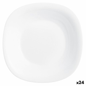 Suppenteller Luminarc Carine Weiß Glas (Ø 23,5 cm) (24 Stück) |  Ge...