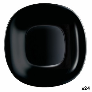 Dessertteller Luminarc Carine Schwarz Glas (19 cm) (24 Stück) |  Ge...