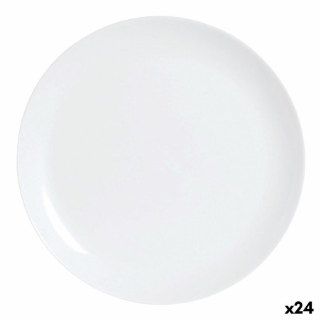 Flacher Teller Luminarc Diwali Weiß Glas 25 cm (24 Stück) |  Geschi...