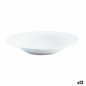 Deep Plate Quid Basic White Ceramic Ø 21,5 cm (12 Units) |  Plates,...
