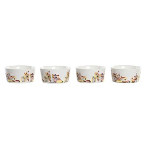 Appetizer Set DKD Home Decor 19,7 x 19,7 x 1 cm Natural Blue Multic...