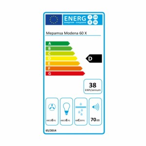 Konventioneller Rauchfang Mepamsa Modena 60 cm |  Dunstabzugshauben...