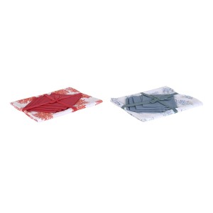Nappe et serviettes de table DKD Home Decor 150 x 150 x 0,5 cm Bleu...