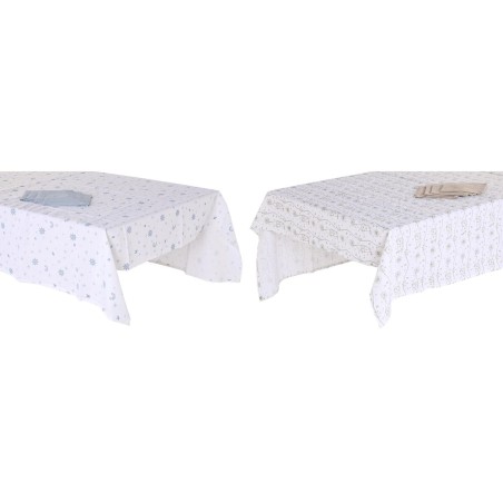 Nappe et serviettes de table DKD Home Decor 150 x 250 x 0,5 cm Bleu...