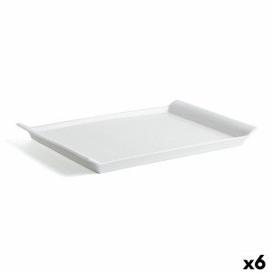Serving Platter Quid Gastro Fresh Rectangular Ceramic White (36 x 2...