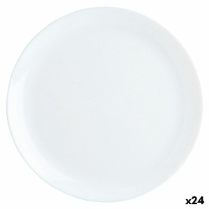 Flacher Teller Luminarc Diwali Weiß Glas Ø 27 cm (24 Stück) |  Gesc...