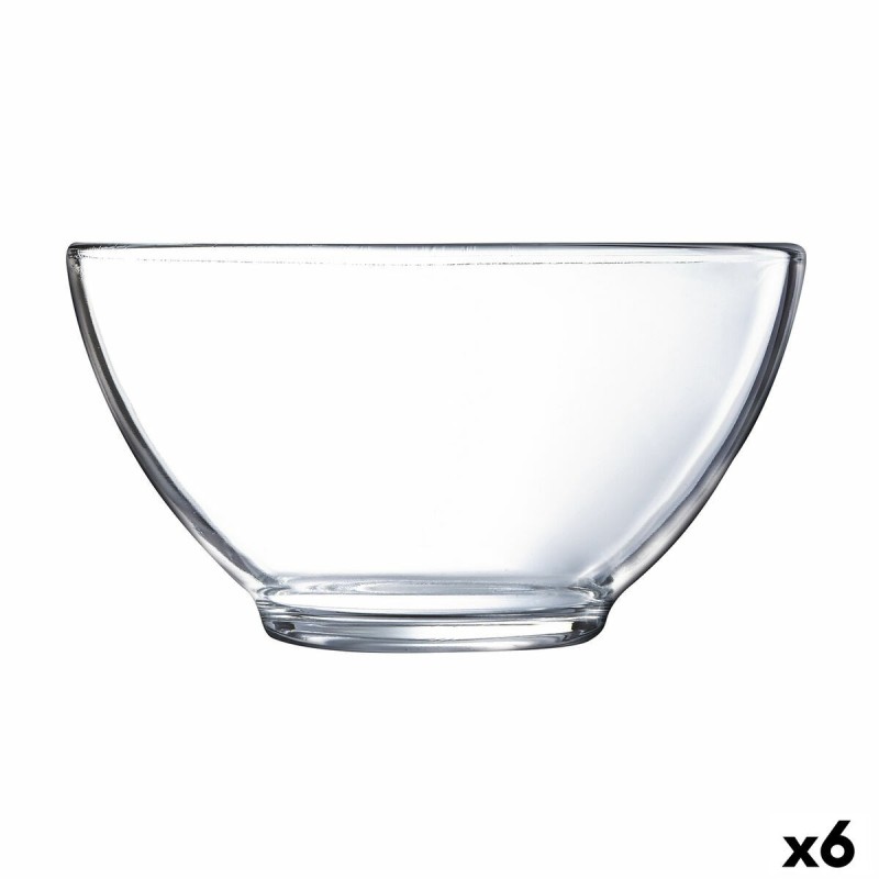 Bowl Luminarc Ariba Transparent Glass 500 ml (6 Units) |  Plates, p...