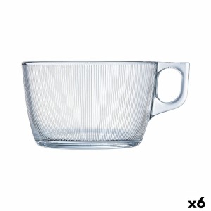 Kop Luminarc Stripy groß Durchsichtig Glas (500 ml) (6 Stück) |  Ta...