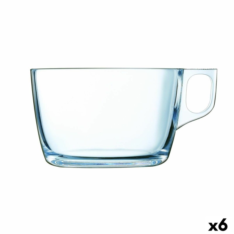 Cup Luminarc Nuevo Large Transparent Glass (500 ml) (6 Units) |  Cu...