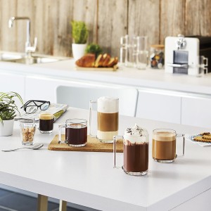 Tasse Luminarc À La Bonne Heure Transparent Petit-déjeuner verre (2...