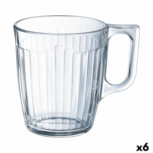 Tasse Luminarc Nuevo Petit-déjeuner Transparent verre (250 ml) (6 U...
