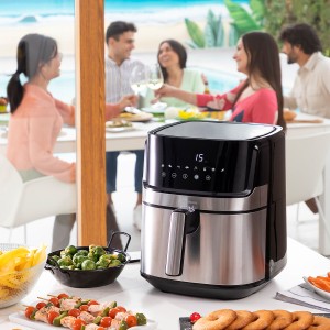 Heißluftfritteuse InnovaGoods Fryinn Pro 5500 Schwarz 1700 W 5,5 L ...