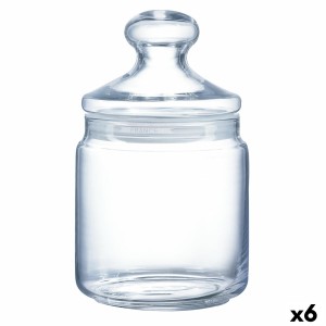 Topf Luminarc Club Durchsichtig Glas (750 ml) (6 Stück) |  Brotdose...
