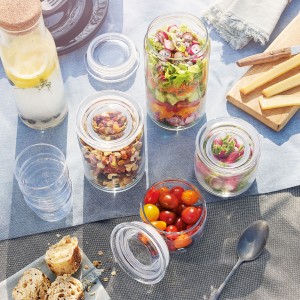 Jar Luminarc Pav Transparent Silicone Glass (500 ml) (6 Units) |  L...