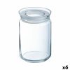Jar Luminarc Pav Transparent Silicone Glass 750 ml (6 Units) |  Lun...