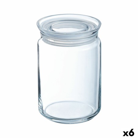 Jar Luminarc Pav Transparent Silicone Glass 750 ml (6 Units) |  Lun...