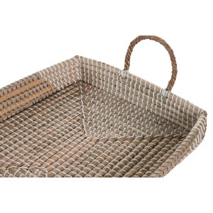 Tablettset DKD Home Decor Gelb natürlich 48 x 38 x 15 cm 52 x 38 x ...