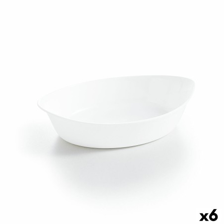 Kochschüssel Luminarc Smart Cuisine Oval Weiß Glas 25 x 15 cm (6 St...