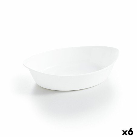 Kochschüssel Luminarc Smart Cuisine Oval Weiß Glas 25 x 15 cm (6 St...