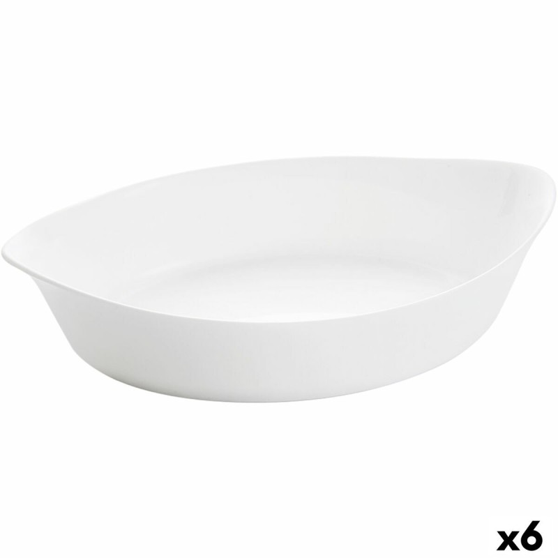 Kochschüssel Luminarc Smart Cuisine Oval Weiß Glas 28 x 17 cm (6 St...