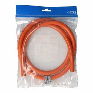Tube de gaz butane EDM 74195 Butaflex 1,5 m 9 x 15 mm Double couche...