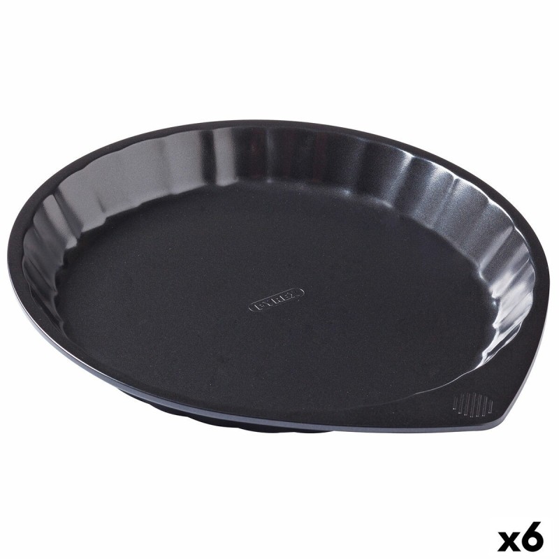 Backform Pyrex Magic Schwarz Metall Eben rund Ø 30 cm 6 Stück |  De...