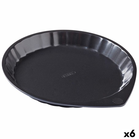 Backform Pyrex Magic Schwarz Metall Eben rund Ø 30 cm 6 Stück |  De...