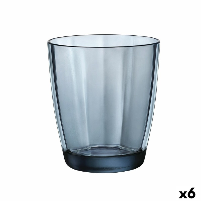 Trinkglas Bormioli Rocco Pulsar Blau Glas 390 ml (6 Stück) |  Gläse...