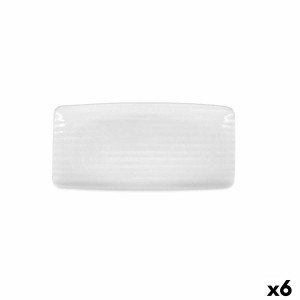 Plateau apéritif Ariane Artisan Céramique Blanc 30 x 15 cm (6 Unité...