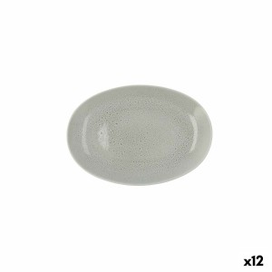 Tablett für Snacks Ariane Porous aus Keramik grün Ø 26 cm (12 Stück...