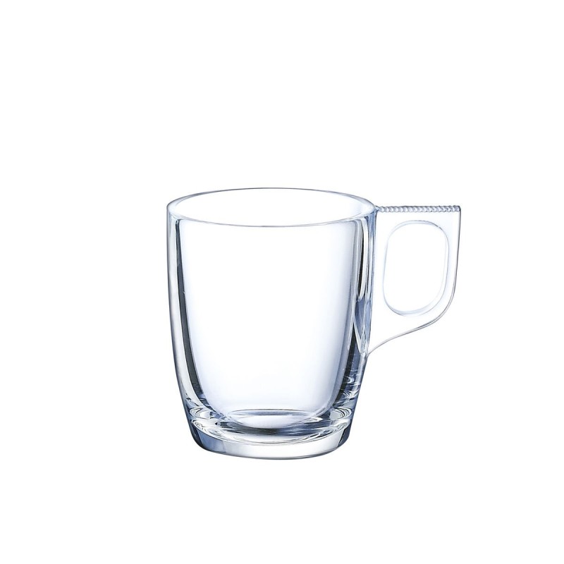 Satz von Kaffeetassen Arcoroc Voluto Glas 90 ml 6 Stücke |  Tassen ...
